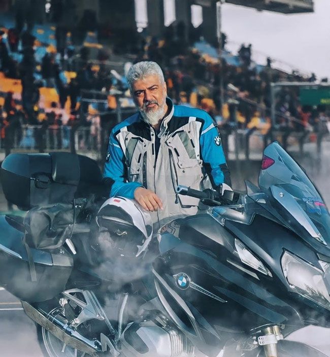 Star Actor Ajith Motorcycle Tour Pics